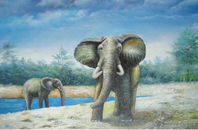 Oil Paintings Animals Paintings Sample d08a006