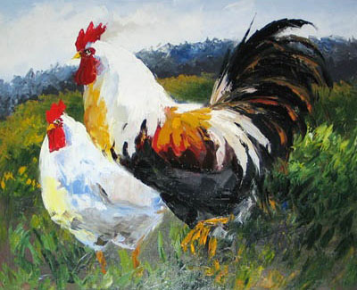 Oil Paintings Animals Paintings Sample d08a008