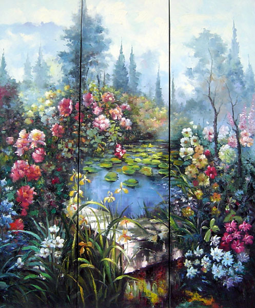 Oil Paintings Landscapes Paintings Sample d08c023-20x72x3