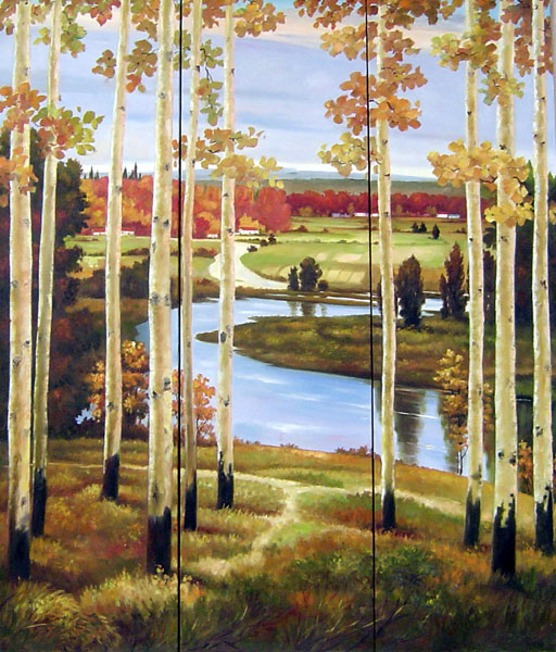 Oil Paintings Landscapes Paintings Sample d08c024-20x72x3