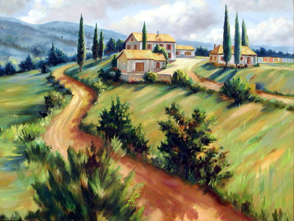 Oil Paintings Landscapes Paintings Sample d08c030-30x40