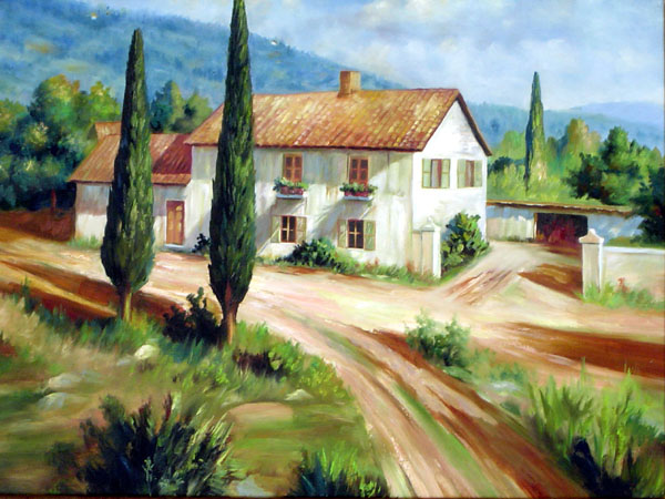 Oil Paintings Landscapes Paintings Sample d08c032-30x40